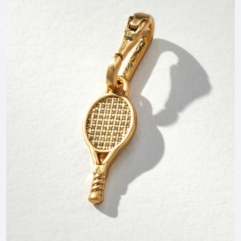 Clare V Tennis Racquet Charm Sold Out hard to find NWT